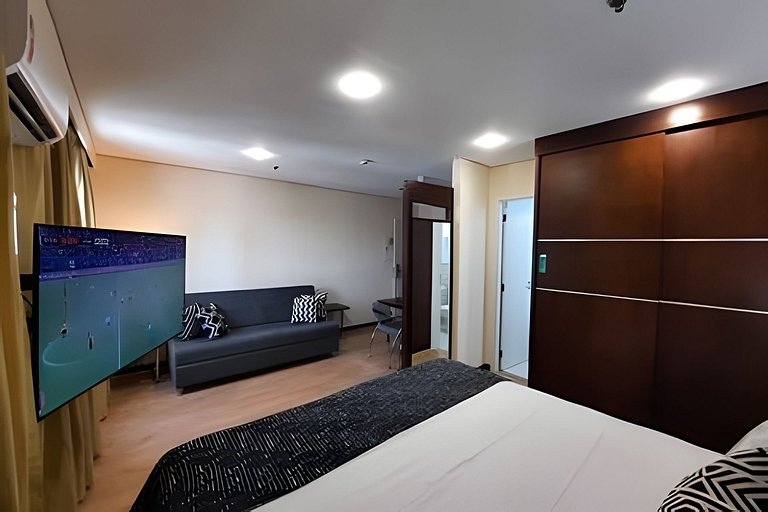 Flat Hotel Rua Americo Brasiliense 2163 Uh1208