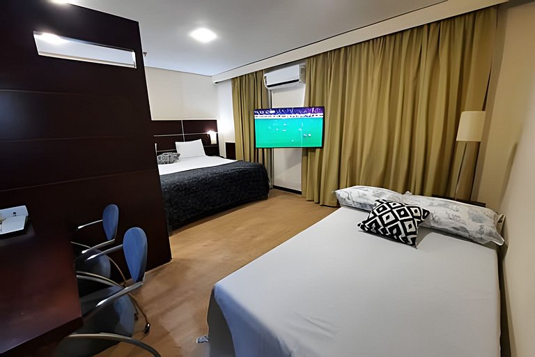 Flat Hotel Rua Americo Brasiliense 2163 Uh1208