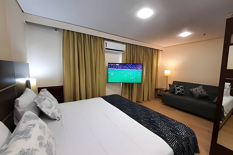 Flat Hotel Rua Americo Brasiliense 2163 Uh1208