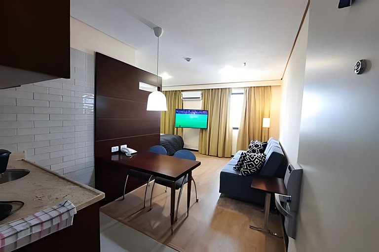 Flat Hotel Rua Americo Brasiliense 2163 Uh1208