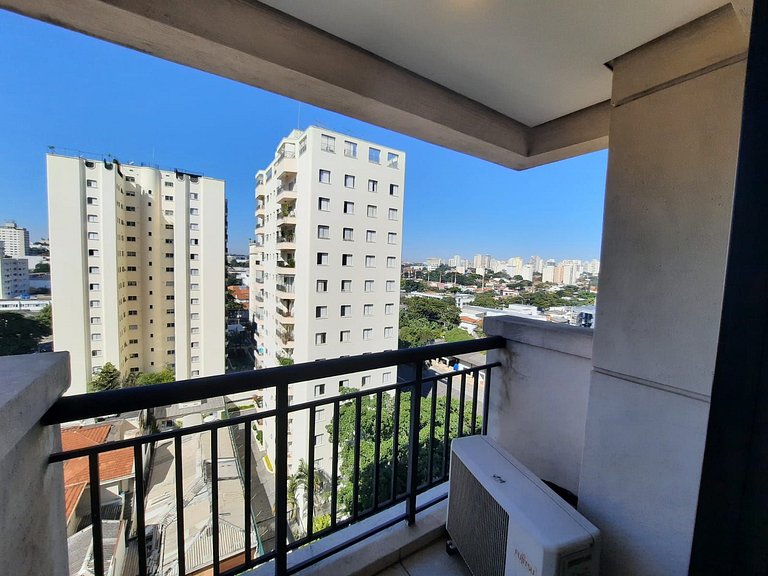 Apartamento com quarto e sala em Moema, São Paulo