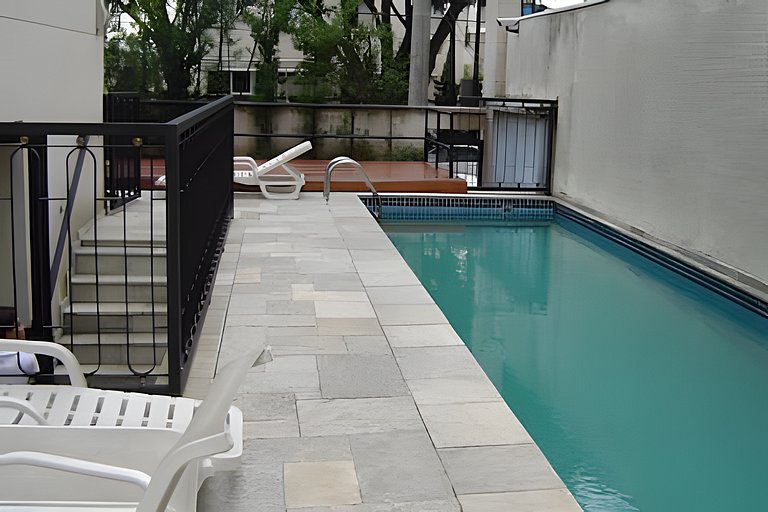 Apart/Hotel c/2 quartos e 2 banheiros Moema SP