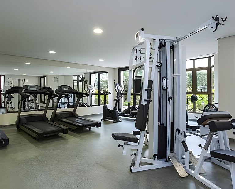 Flat Apart-hotel quarto suite Perto Metro/Moema