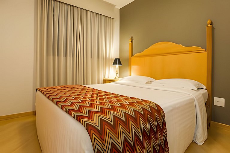 Flat c/ um quarto em Moema e cozinha completa uh65