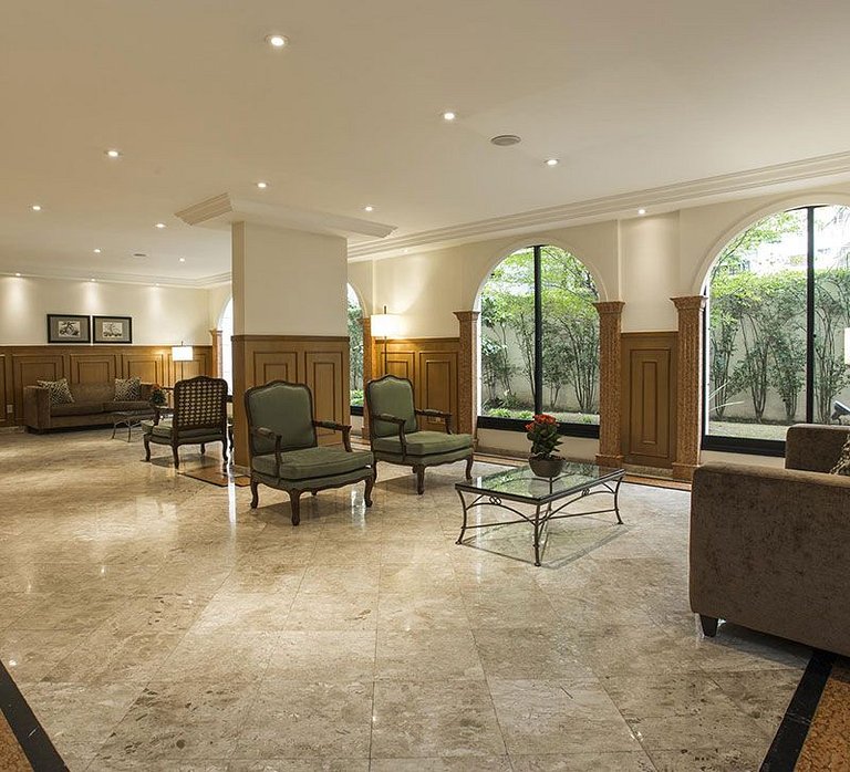 Flat c/ um quarto em Moema e cozinha completa uh65