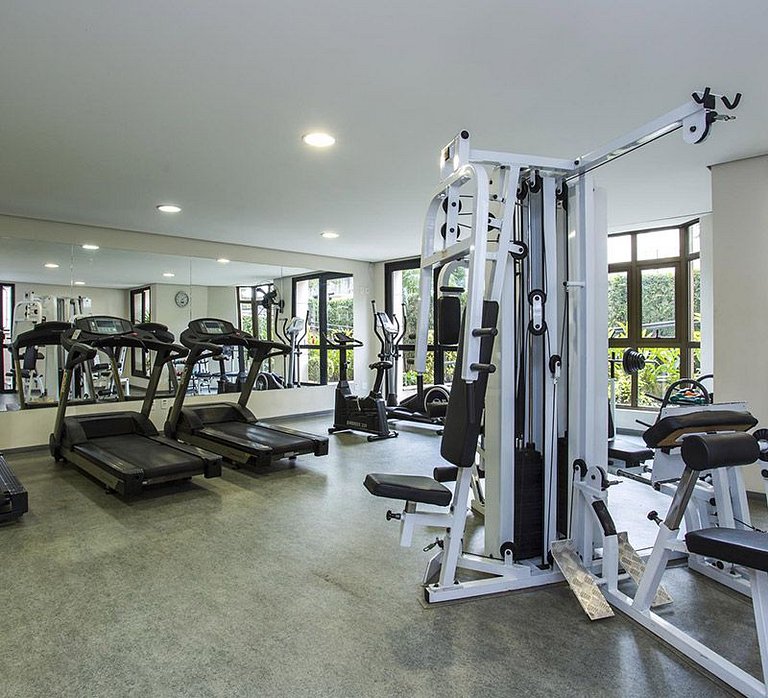 Flat c/ um quarto em Moema e cozinha completa uh65