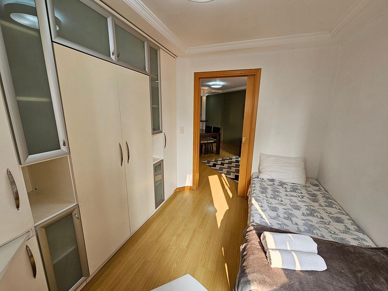 Apart/Hotel c/2 quartos e dois Banheiro Moema SP