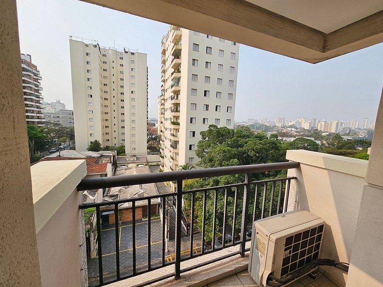 Flat c/ um quarto em Moema e cozinha completa uh65