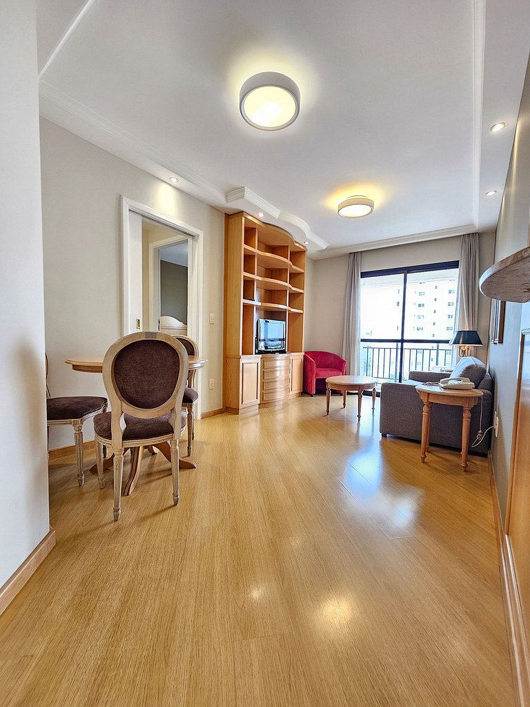 Flat Apart-hotel quarto suite Perto Metro/Moema