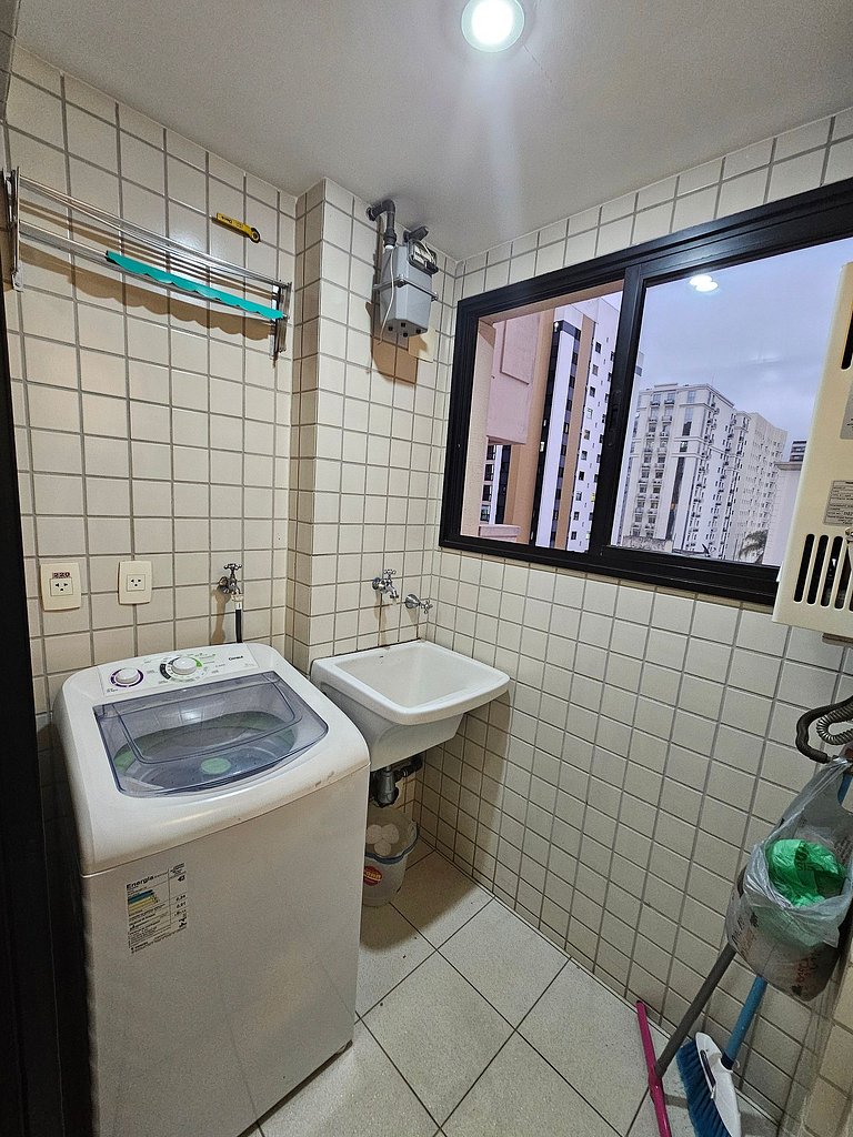 Apart/Hotel c/2 quartos e 2 banheiros Moema SP