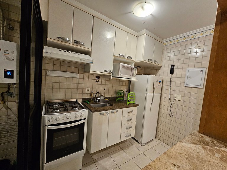 Flat Apart/Hotel com uma suíte e cozinha completa