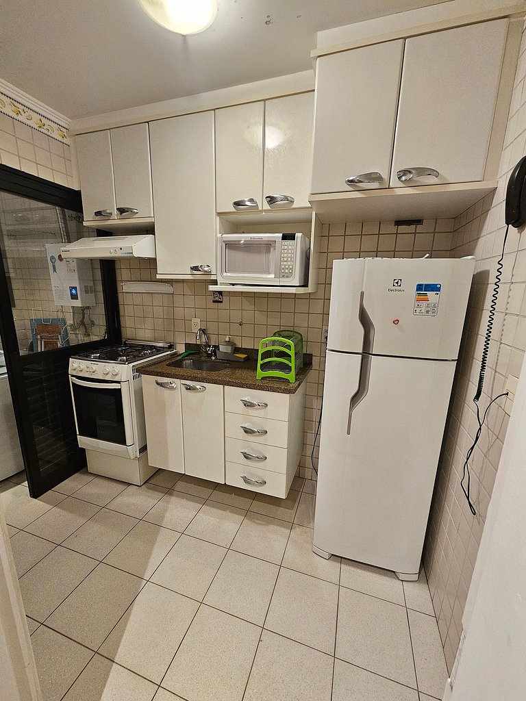 Flat Apart/Hotel com uma suíte e cozinha completa