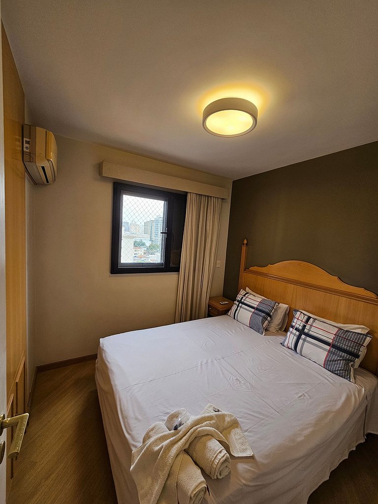 Flat Apart-hotel quarto suite Perto Metro/Moema