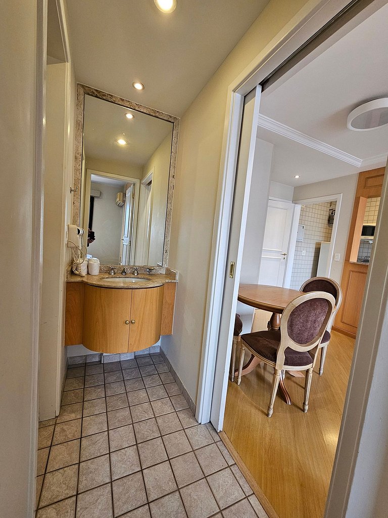 Flat Apart-hotel quarto suite Perto Metro/Moema