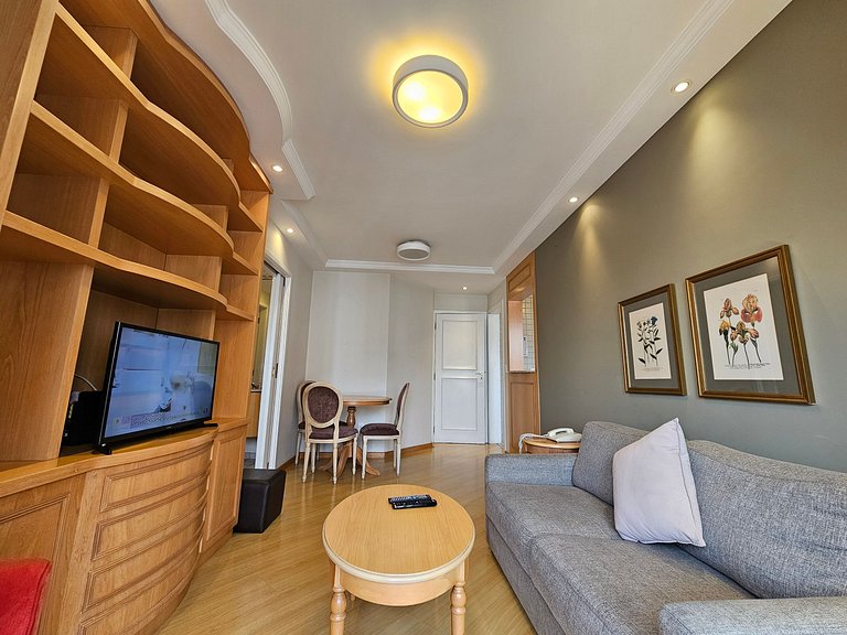 Flat Apart-hotel quarto suite Perto Metro/Moema