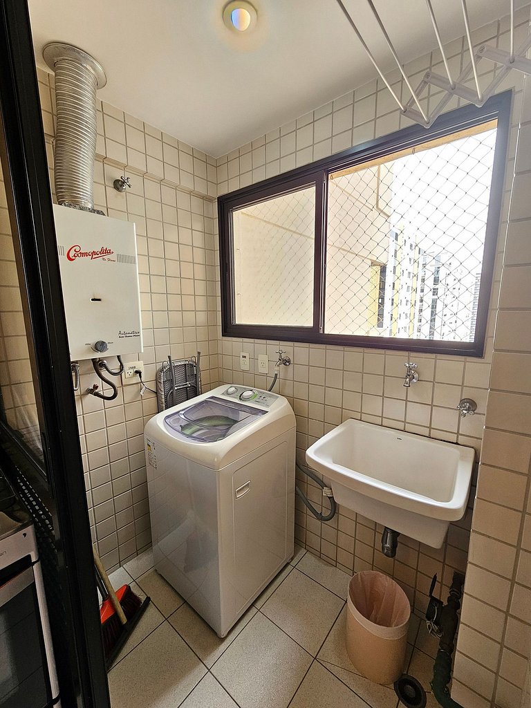 Flat Apart-hotel quarto suite Perto Metro/Moema