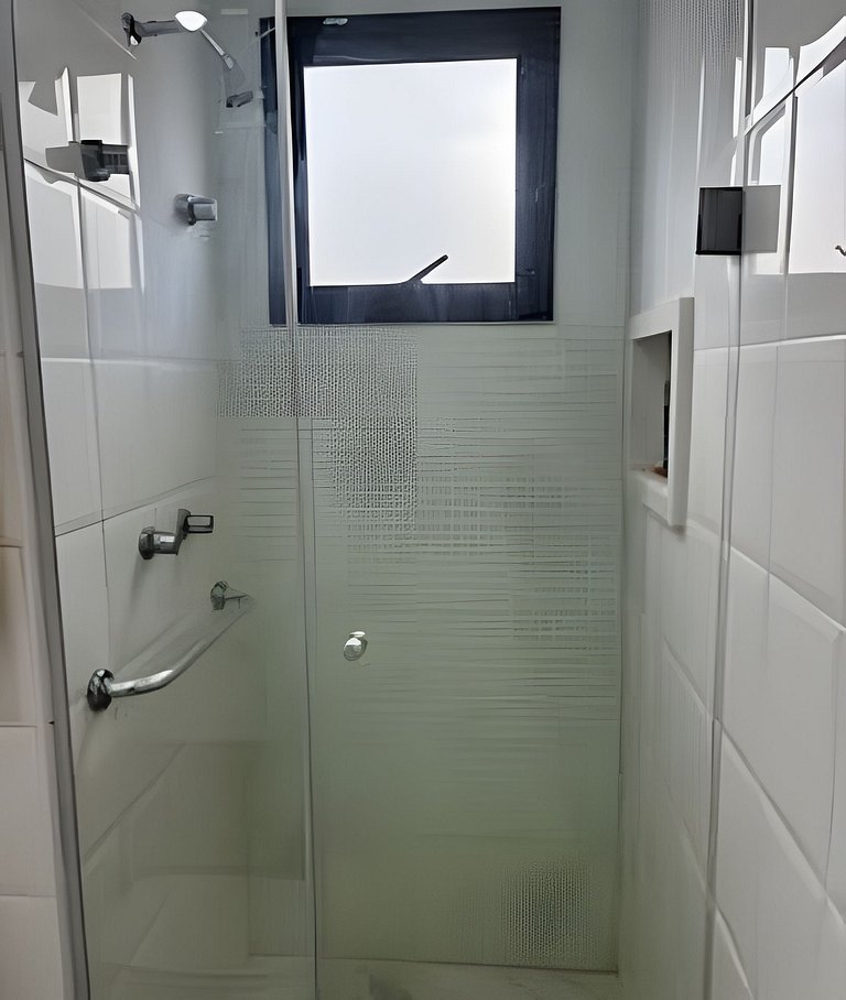 Flat Hotel The Palace com cozinha e sacada