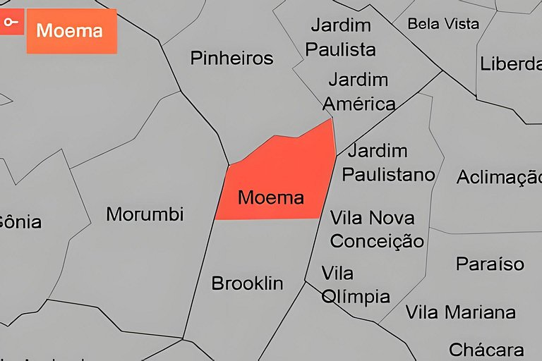 Flat Hotel The Palace com cozinha e sacada