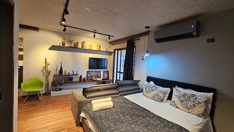 Flat Hotel Proximo metro Moema SP uh76