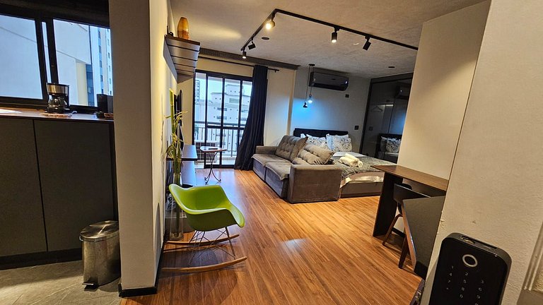 Flat Hotel Proximo metro Moema SP uh76