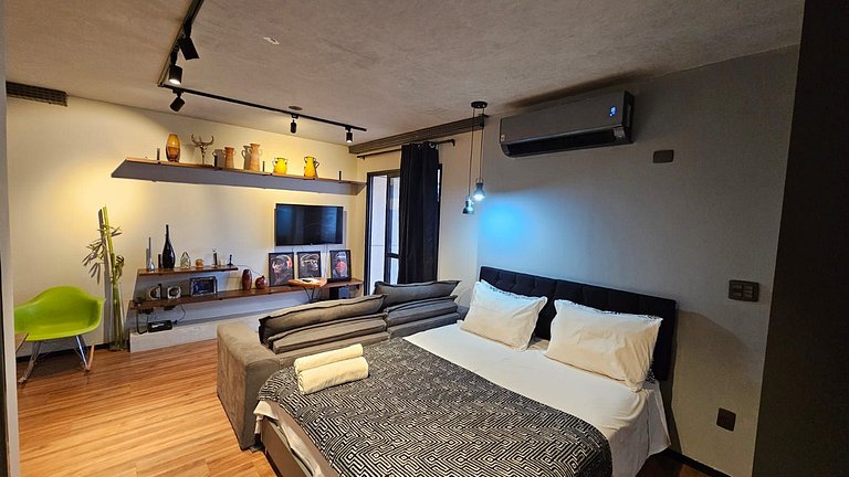 Flat Hotel Proximo metro Moema SP uh76