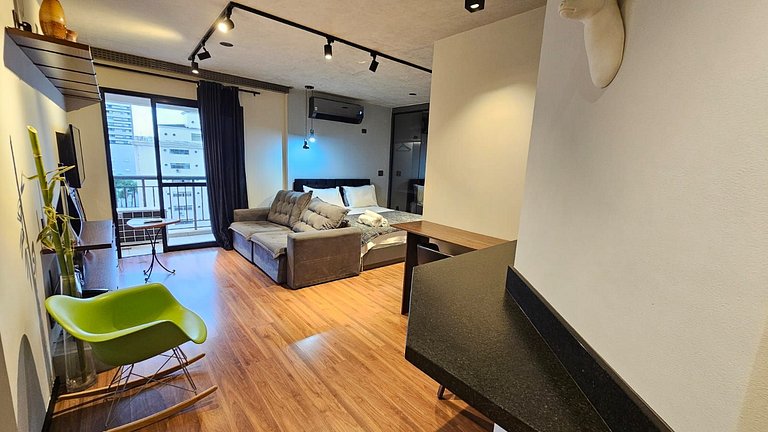 Flat Hotel Proximo metro Moema SP uh76