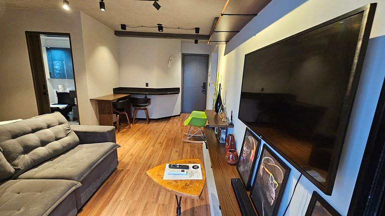 Flat Hotel Proximo metro Moema SP uh76