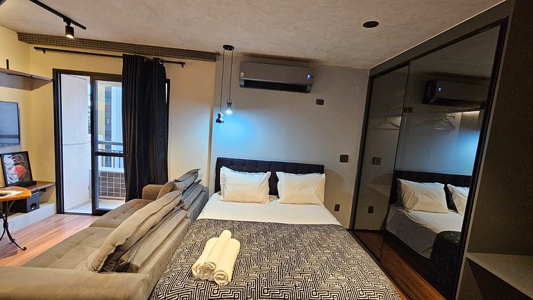 Flat Hotel Proximo metro Moema SP uh76