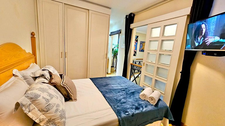 Cobertura Duplex com dois quartos e sala Grande