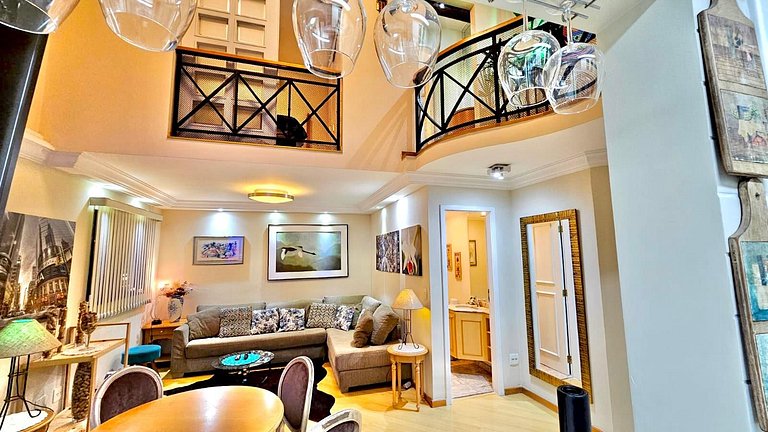 Cobertura Duplex com dois quartos e sala Grande