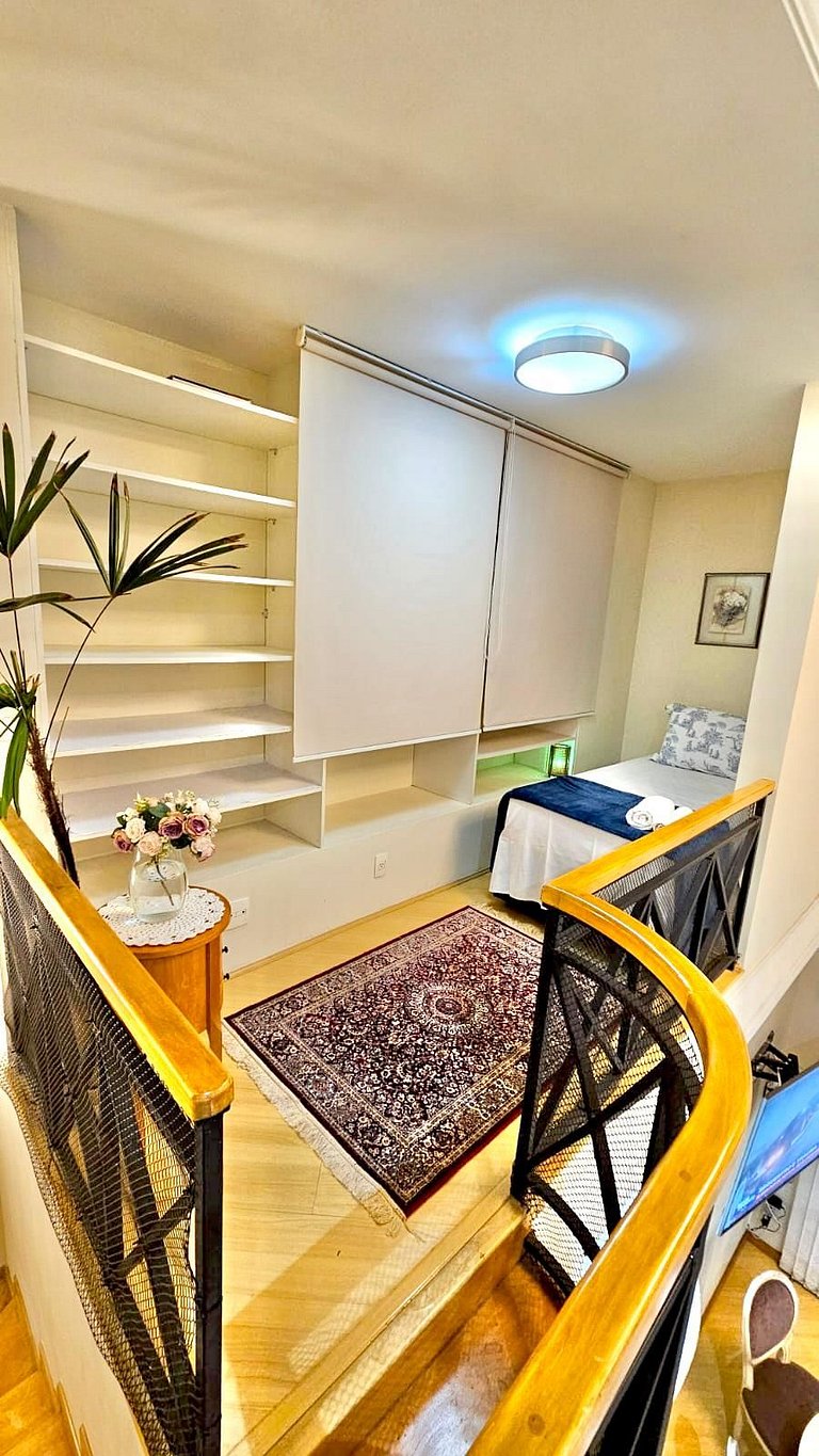 Cobertura Duplex com dois quartos e sala Grande