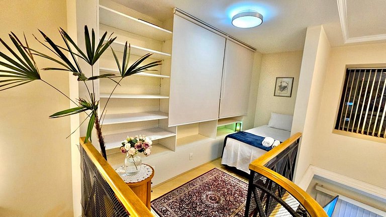 Cobertura Duplex com dois quartos e sala Grande