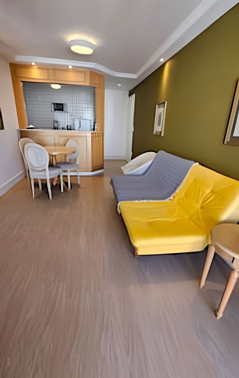 Flat Apart-Hotel c/dois quartos e dois banheiros