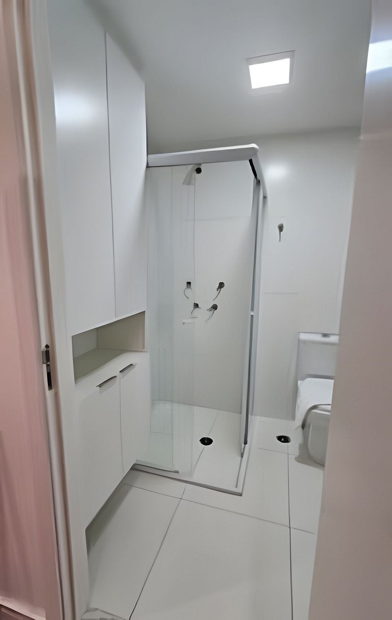 Studio decorado a uma quadra do Shoping Ibirapuera