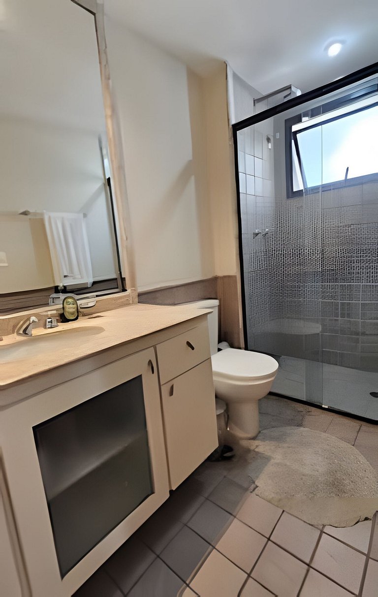 Apart Hotel c/ dois quartos e dois banheiros Sp