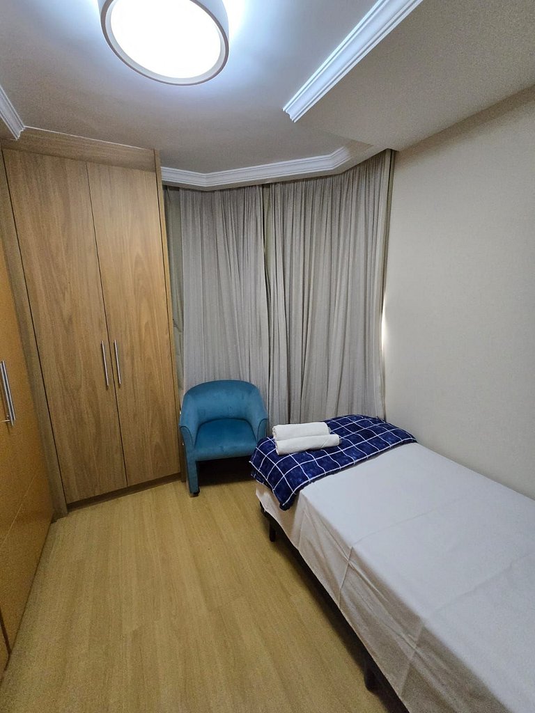 Apart Hotel c/ dois quartos e dois banheiros Sp