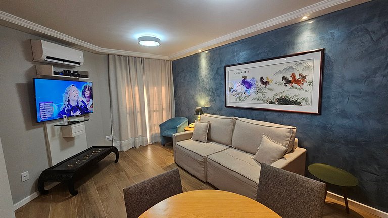 Flat-Apart hotel dois quartos c/uma suíte e vaga