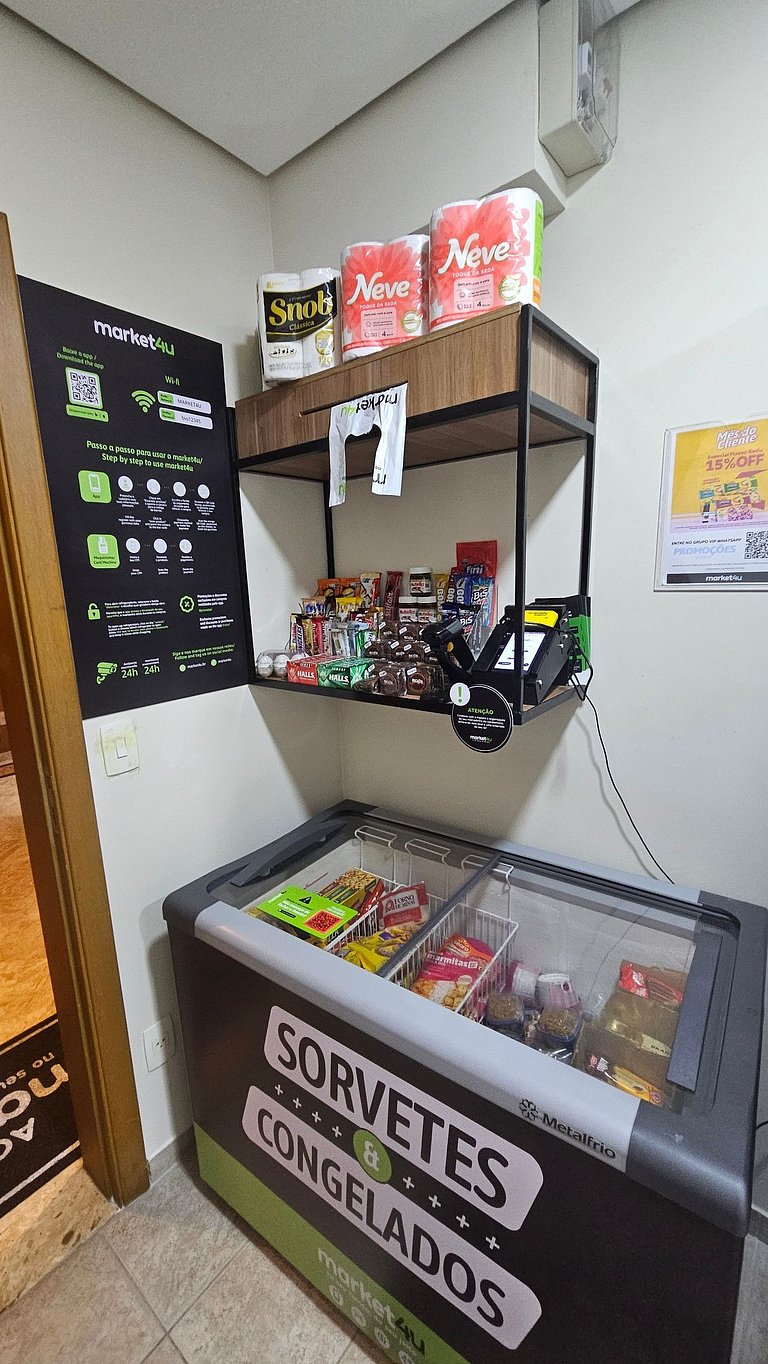 Flat-Apart hotel dois quartos c/uma suíte e vaga