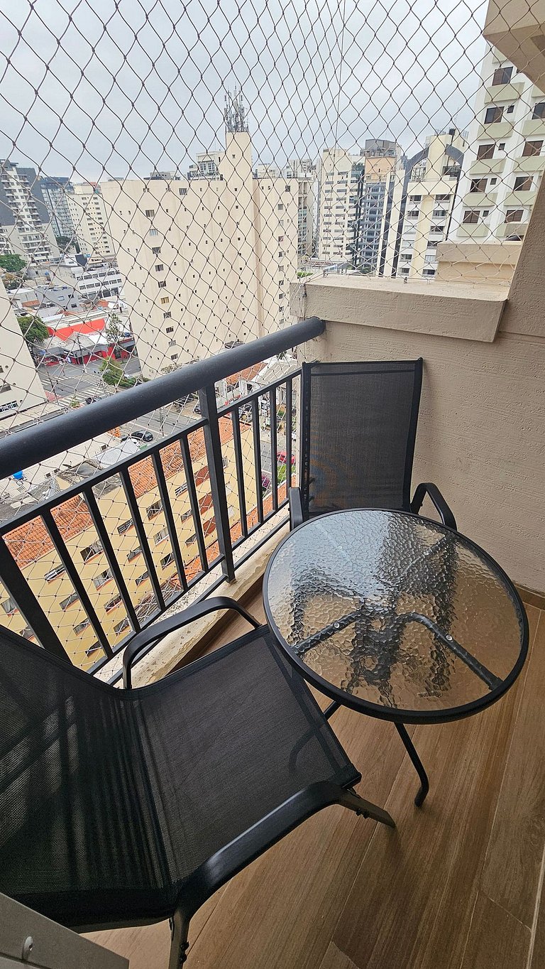 Flat-Apart hotel dois quartos c/uma suíte e vaga