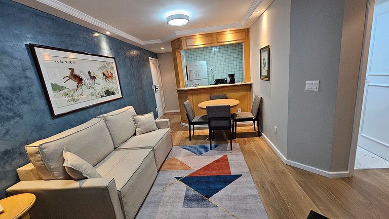 Flat-Apart hotel dois quartos c/uma suíte e vaga