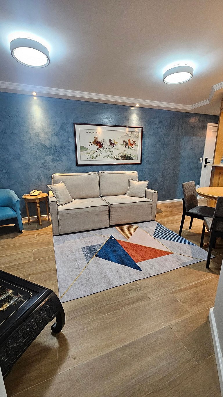 Flat-Apart hotel dois quartos c/uma suíte e vaga