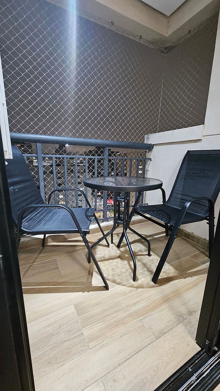 Flat-Apart hotel dois quartos c/uma suíte e vaga