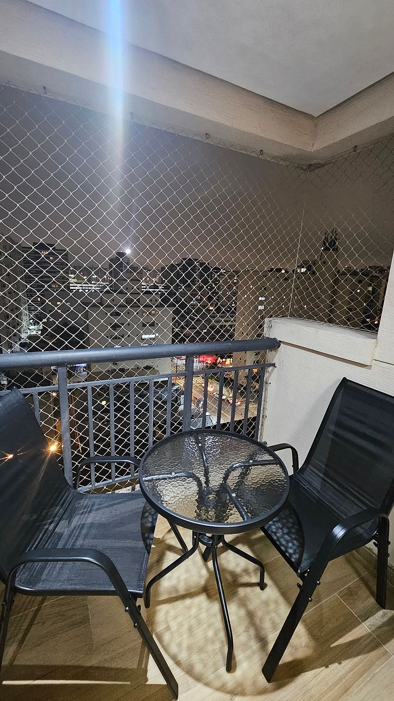 Flat-Apart hotel dois quartos c/uma suíte e vaga