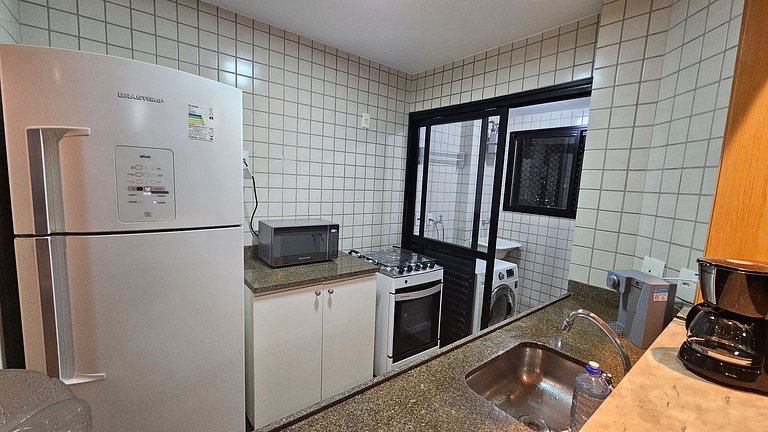 Flat-Apart hotel dois quartos c/uma suíte e vaga