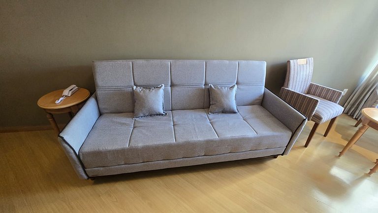 Flat Apart-Hotel com dois quartos e dois banheiros