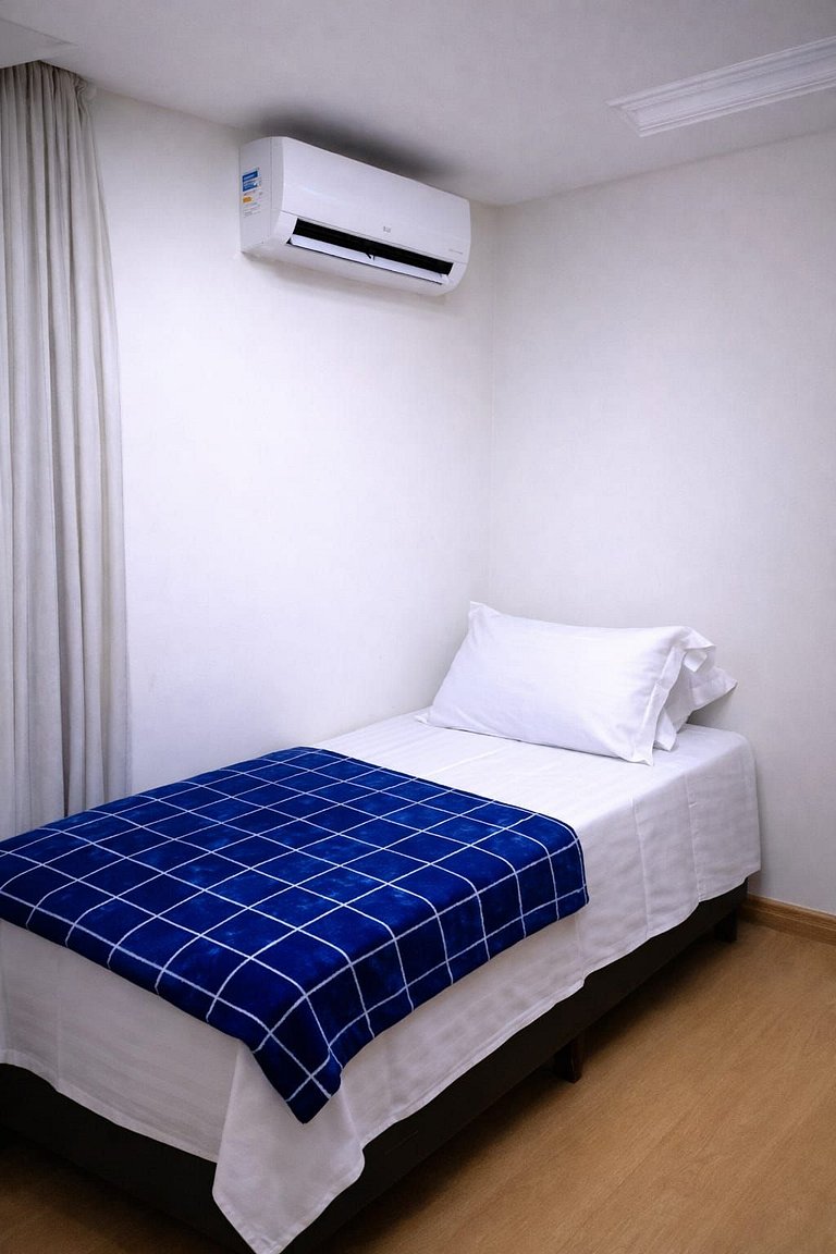 Apart Hotel c/ dois quartos e dois banheiros Sp