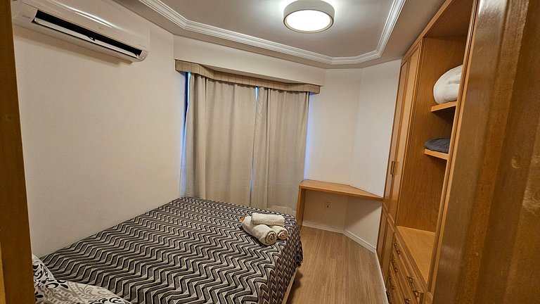 Flat Apart-Hotel c/dois quartos e dois banheiros