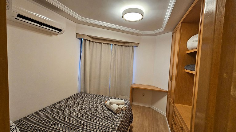 Flat Apart-Hotel c/dois quartos e dois banheiros