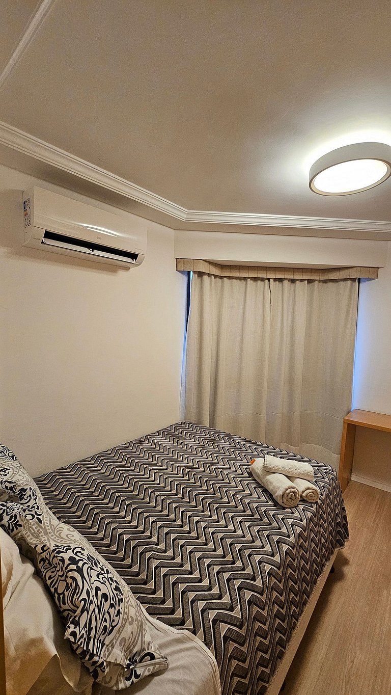 Flat Apart-Hotel c/dois quartos e dois banheiros