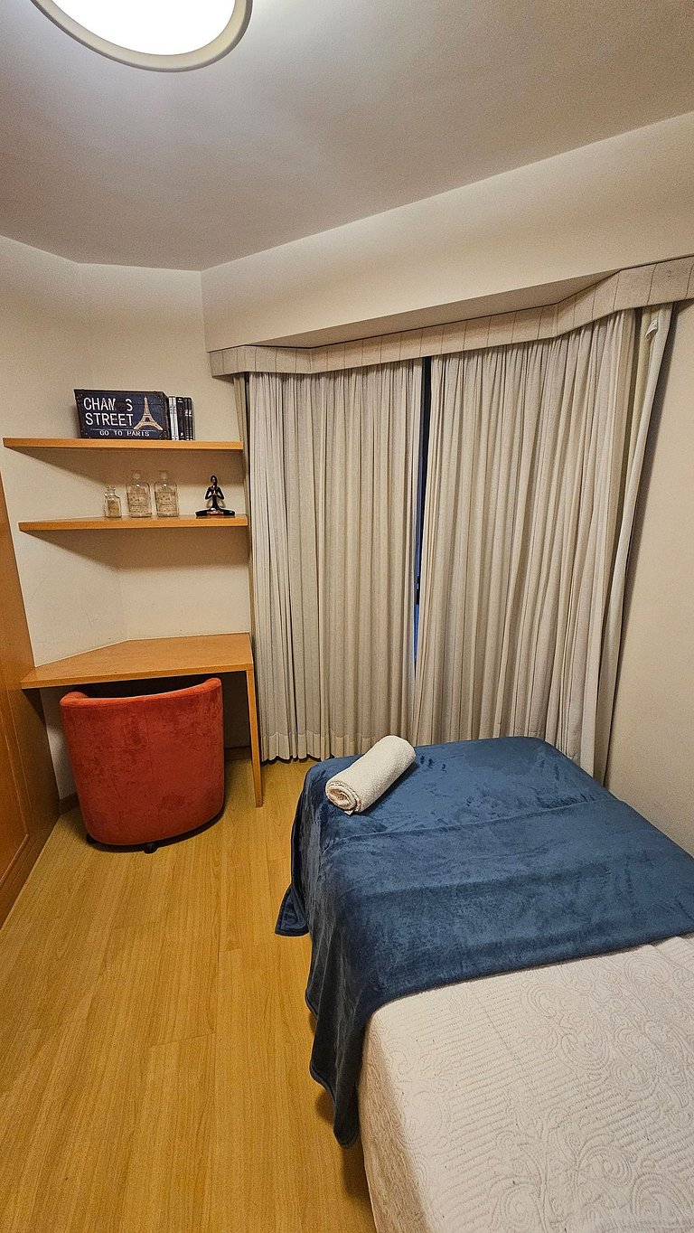 Apart/Hotel c/2quartos perto Shopping Ibirapuera